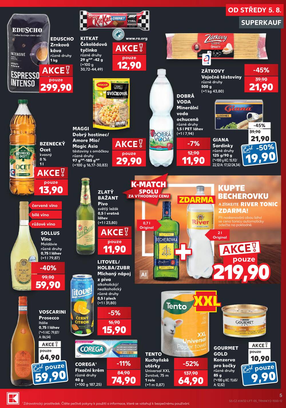 Kaufland 5.8. - 11.8. - Kaufland - Praha - Hloubětín