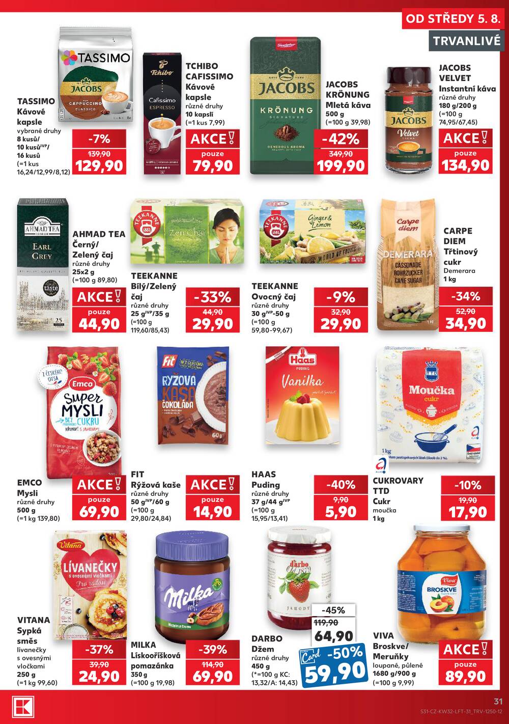 Leták Kaufland - Kaufland 5.8. - 11.8. - Kaufland - Beroun - strana 31