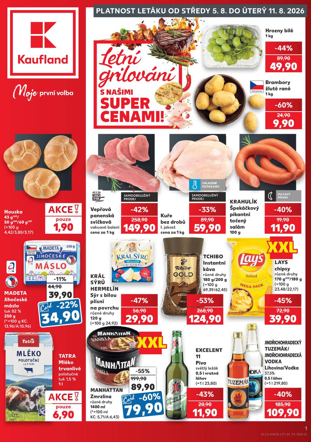 Leták Kaufland - Kaufland 5.8. - 11.8. - Kaufland - Rakovník (ul. Luženská) - strana 1 Leták Kaufland - Kaufland 5.8. - 11.8. - Kaufland - Rakovník (ul. Luženská) - strana 1