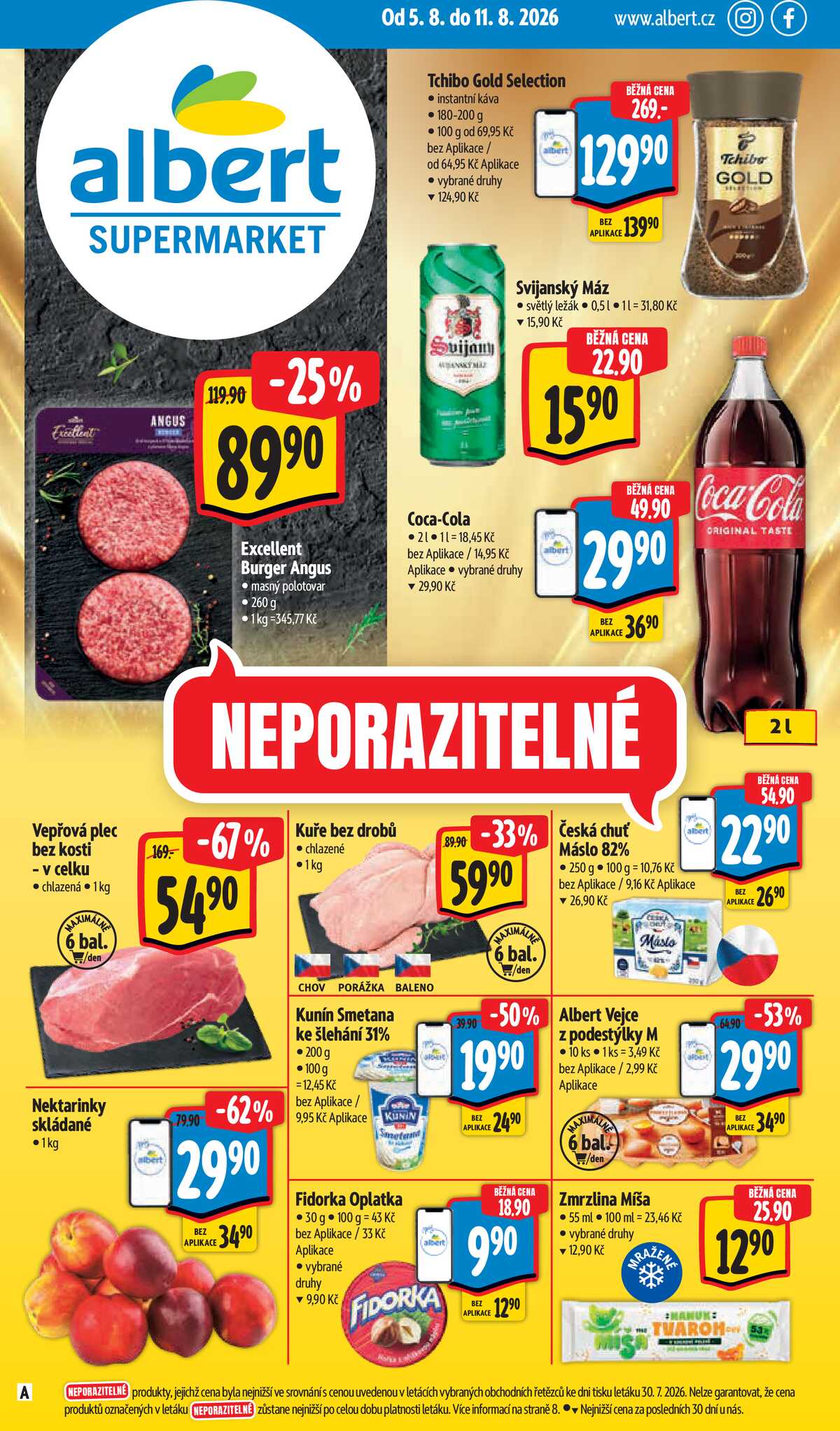 Albert Supermarket od 5.8. do 11.8.2026 strana 1