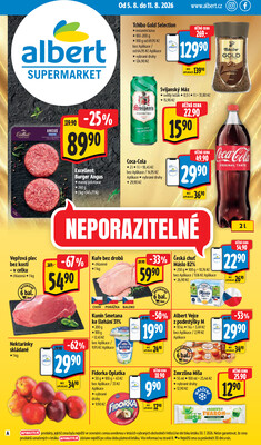 Albert Supermarket od 5.8. do 11.8.2026