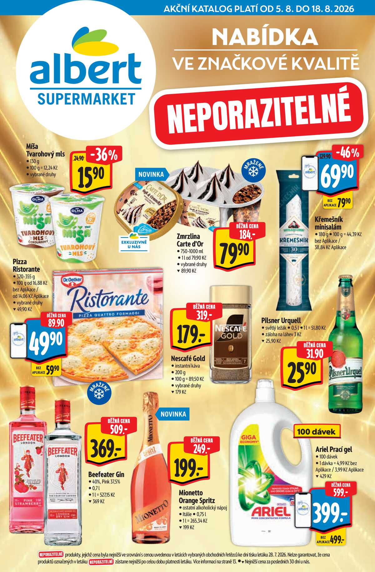 Albert Supermarket katalog Brand od 5.8. do 18.8.2026 strana 1