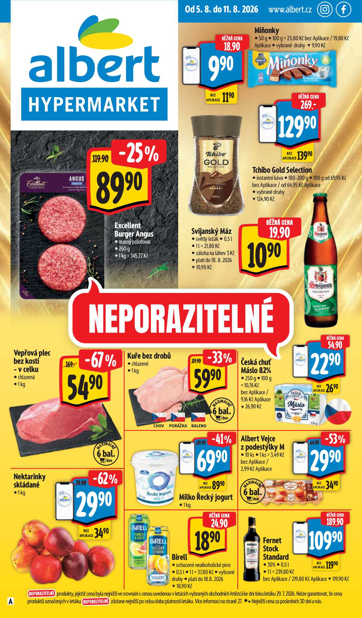 Albert  Hypermarket od 5.8. do 11.8.2026 strana 1