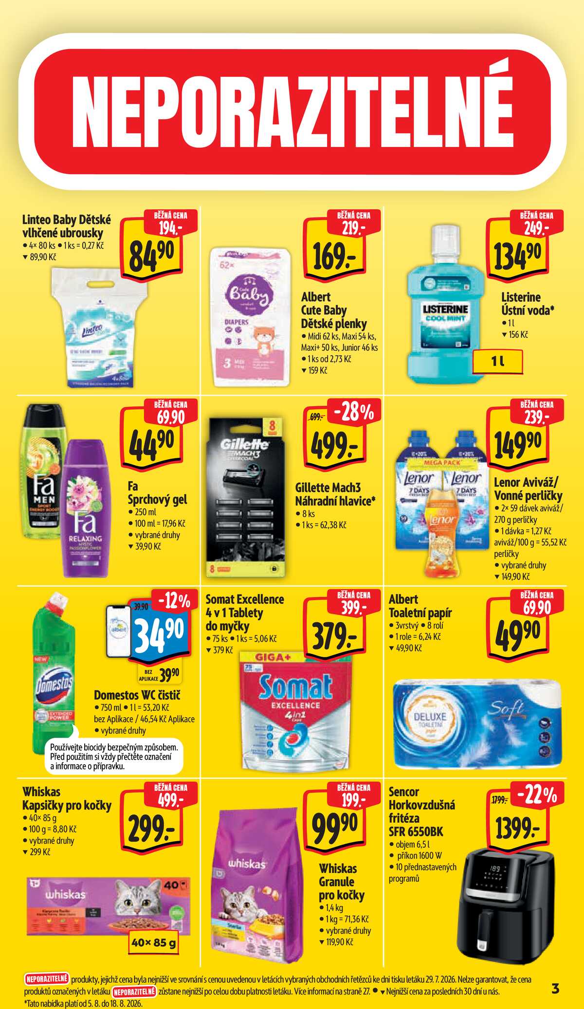 Albert  Hypermarket od 5.8. do 11.8.2026 strana 3