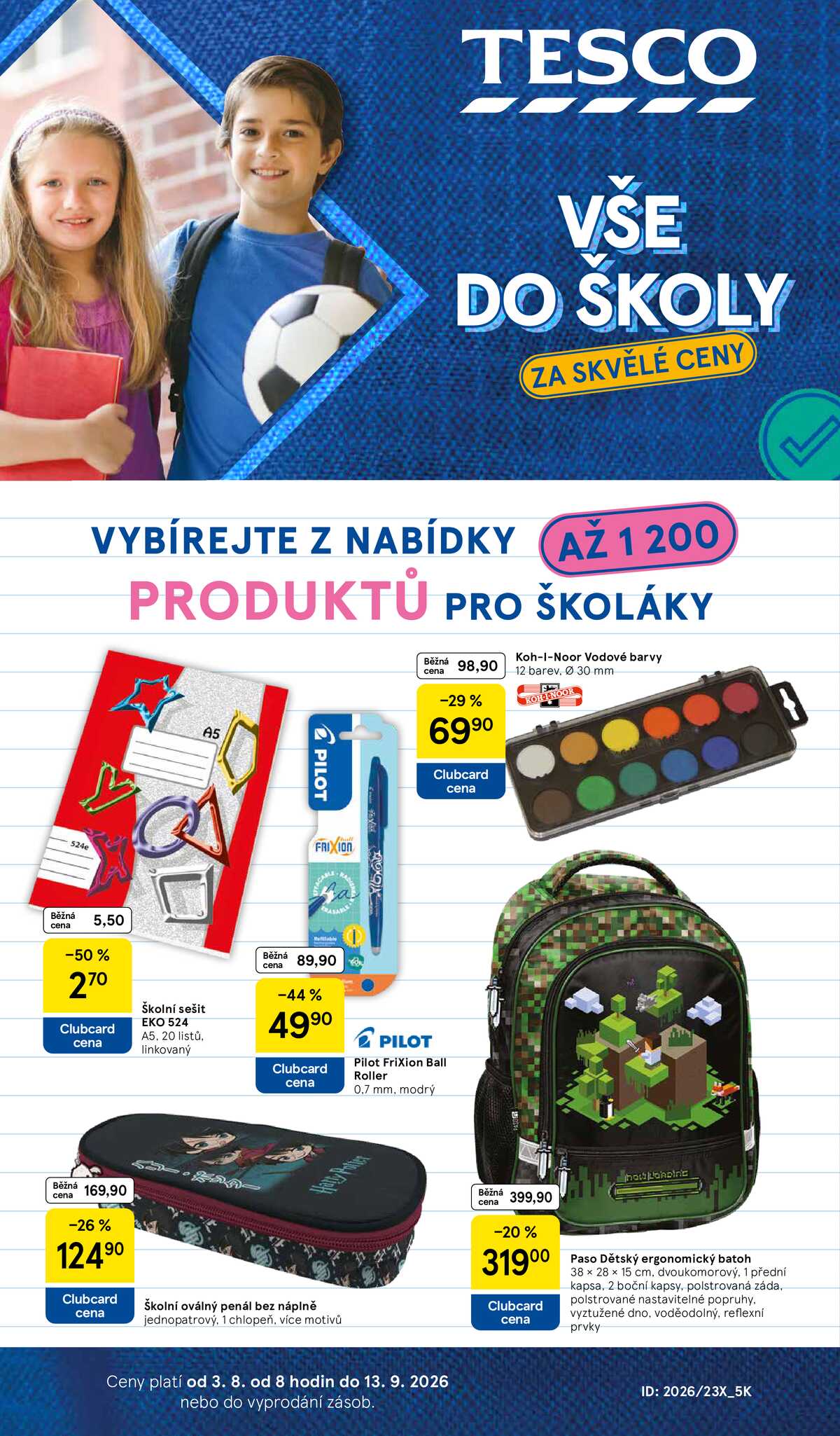 Tesco SPECIÁL hypermarkety  od 3.8. do 13.9.2026 strana 1