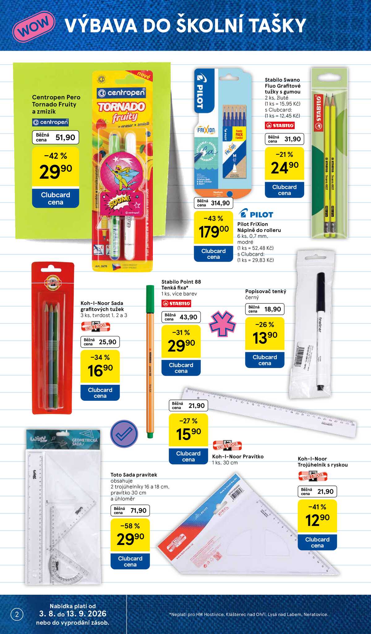 Tesco SPECIÁL hypermarkety  od 3.8. do 13.9.2026 strana 2