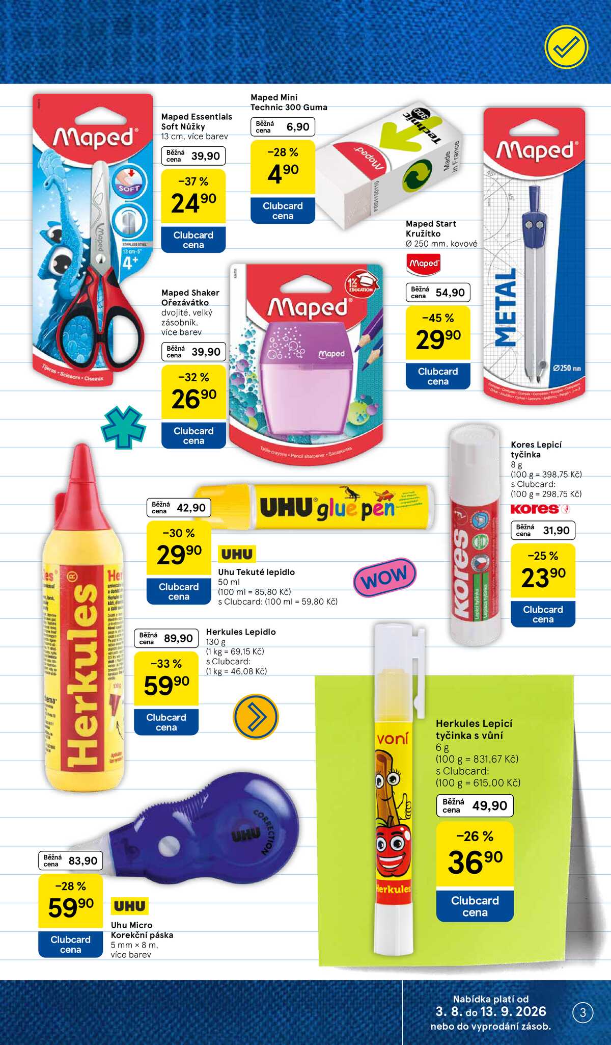 Tesco SPECIÁL hypermarkety  od 3.8. do 13.9.2026 strana 3