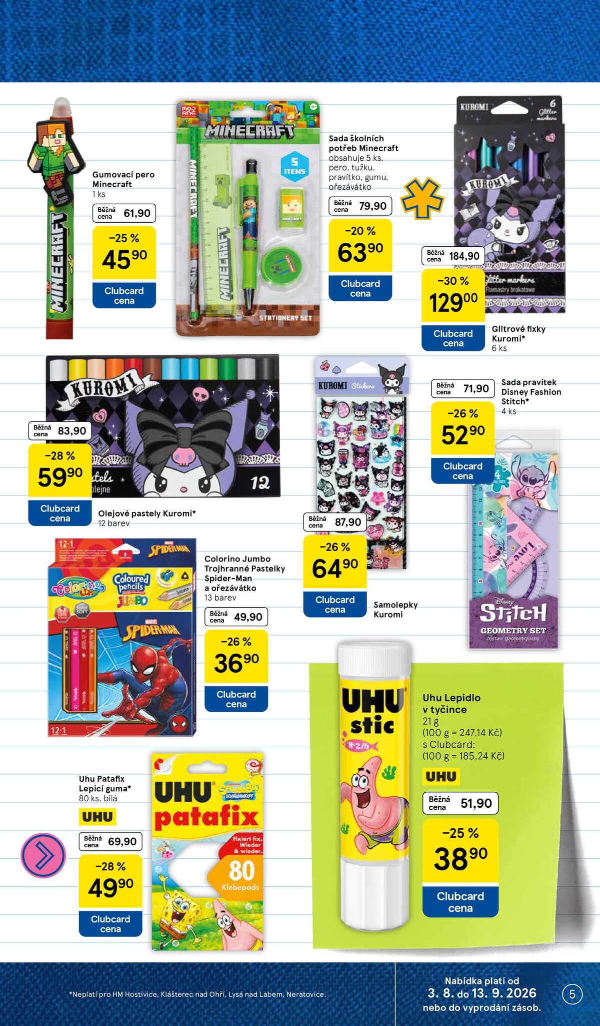Tesco SPECIÁL hypermarkety  od 3.8. do 13.9.2026 strana 5