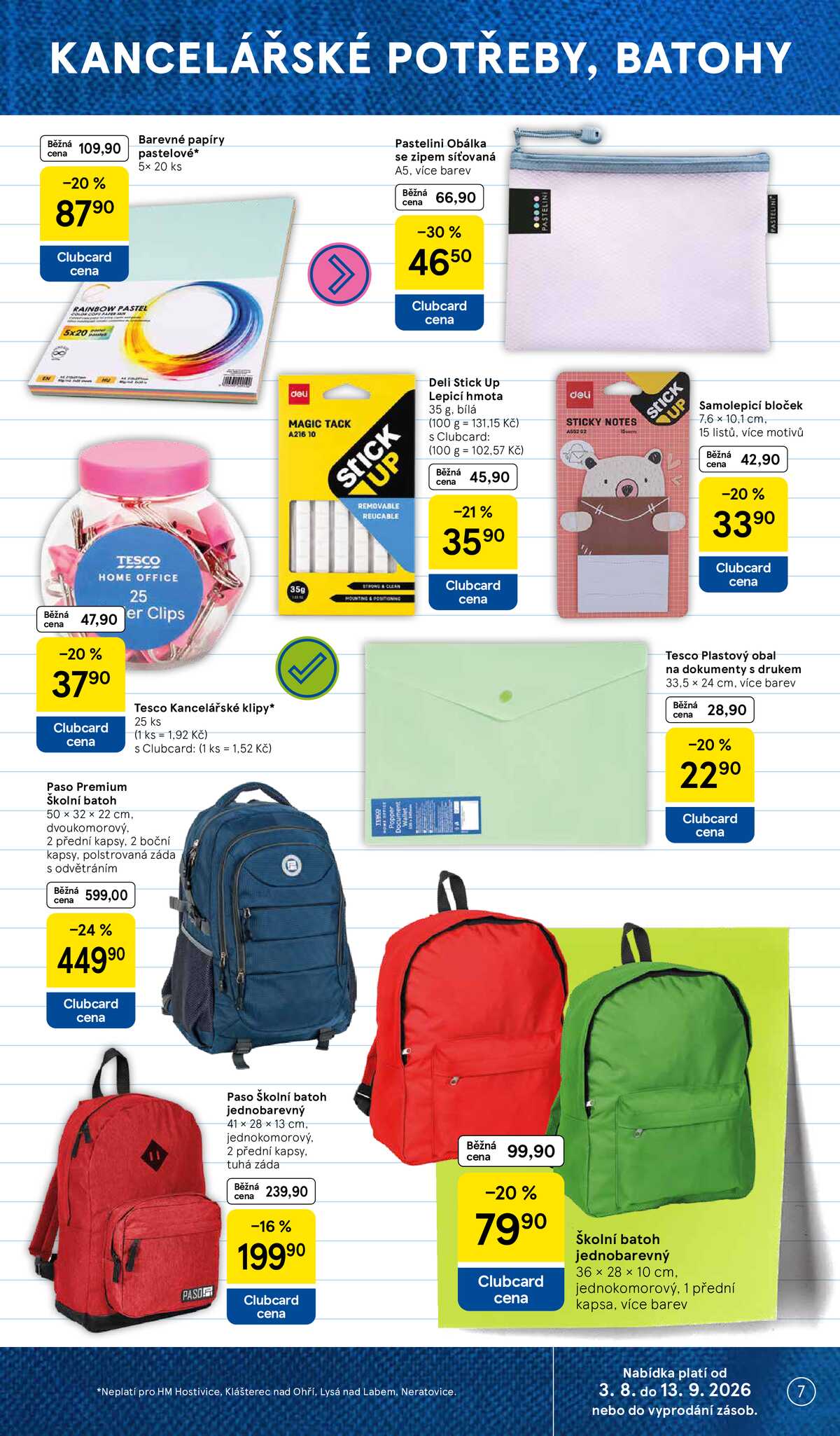 Tesco SPECIÁL hypermarkety  od 3.8. do 13.9.2026 strana 7