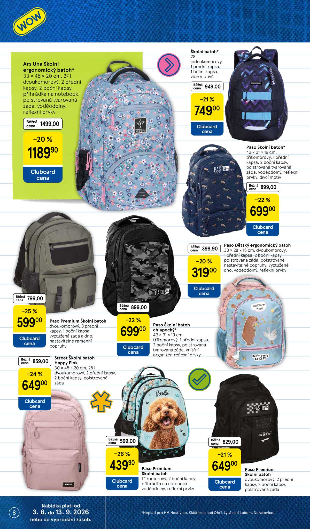 Tesco SPECIÁL hypermarkety  od 3.8. do 13.9.2026 strana 8