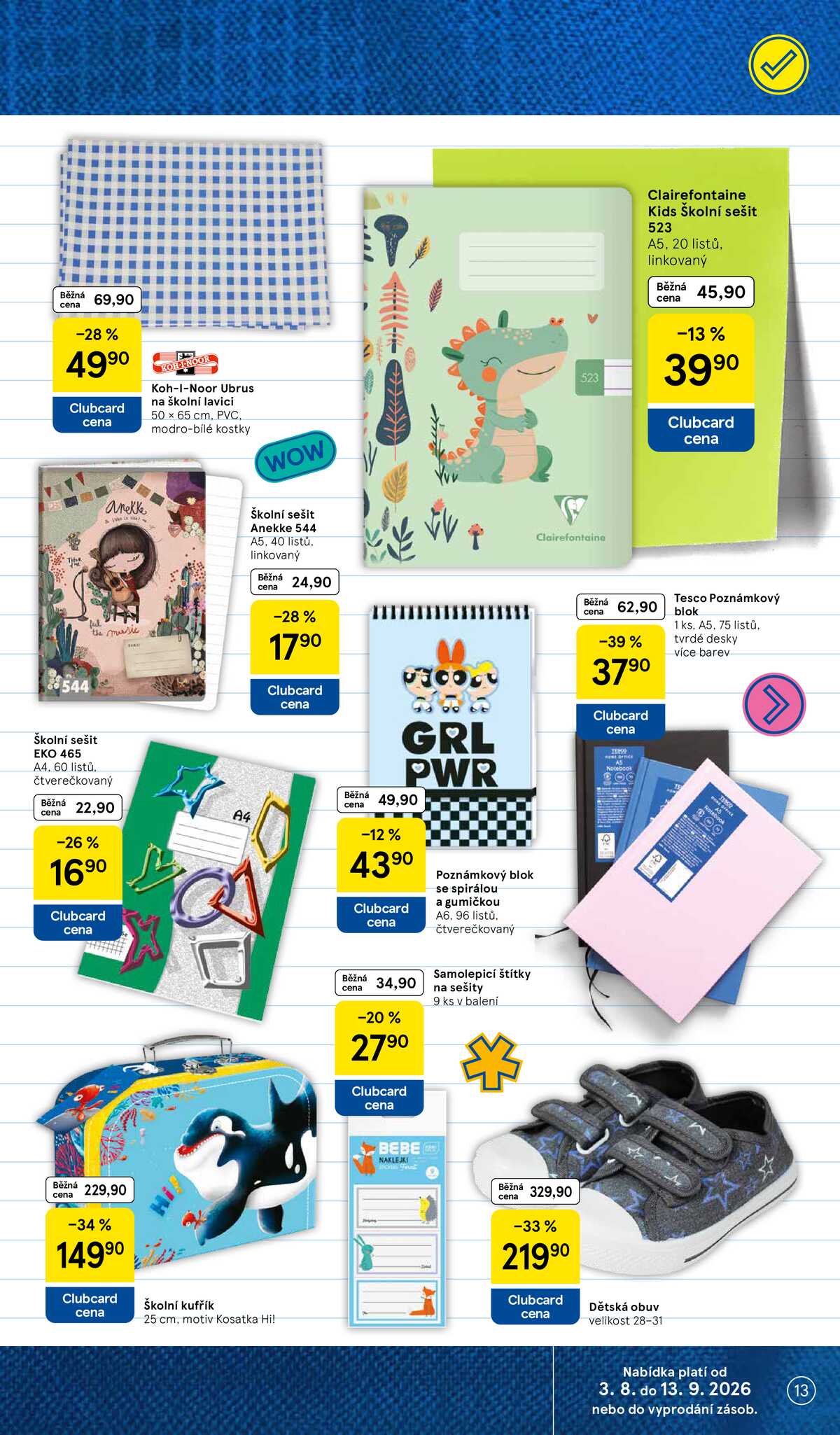 Tesco SPECIÁL hypermarkety  od 3.8. do 13.9.2026 strana 13