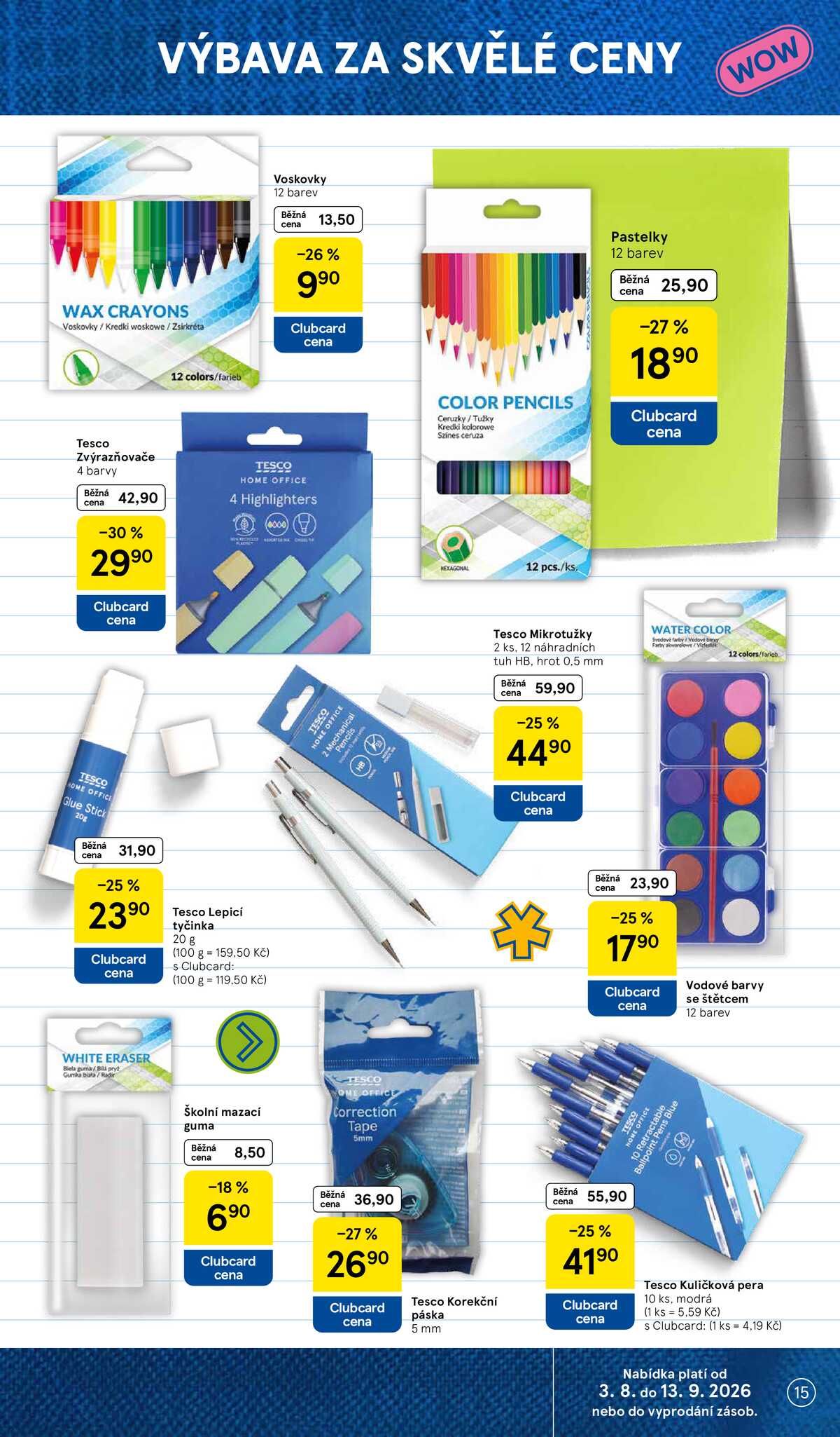 Tesco SPECIÁL hypermarkety  od 3.8. do 13.9.2026 strana 15