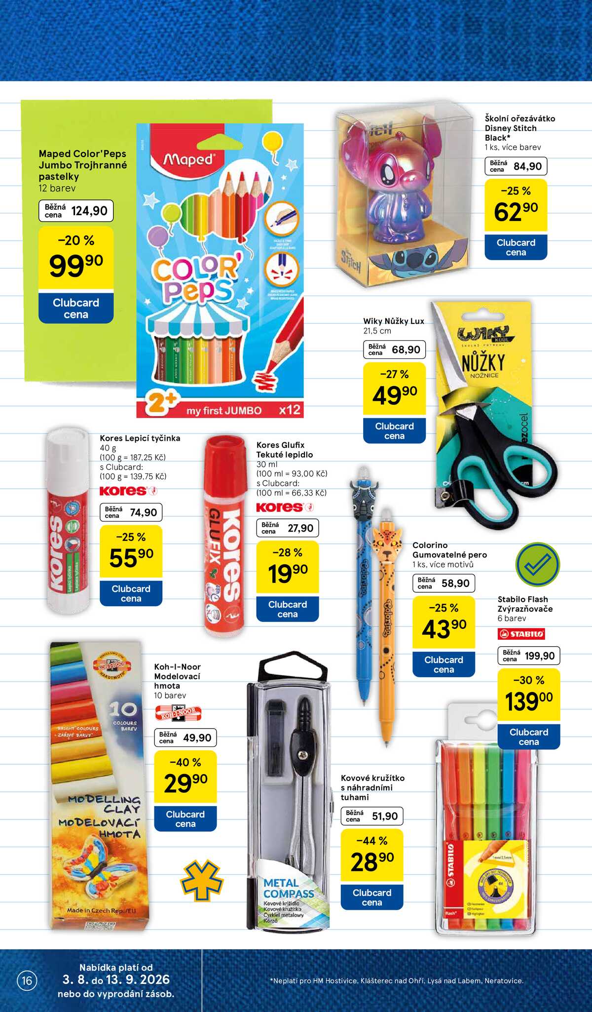 Tesco SPECIÁL hypermarkety  od 3.8. do 13.9.2026 strana 16