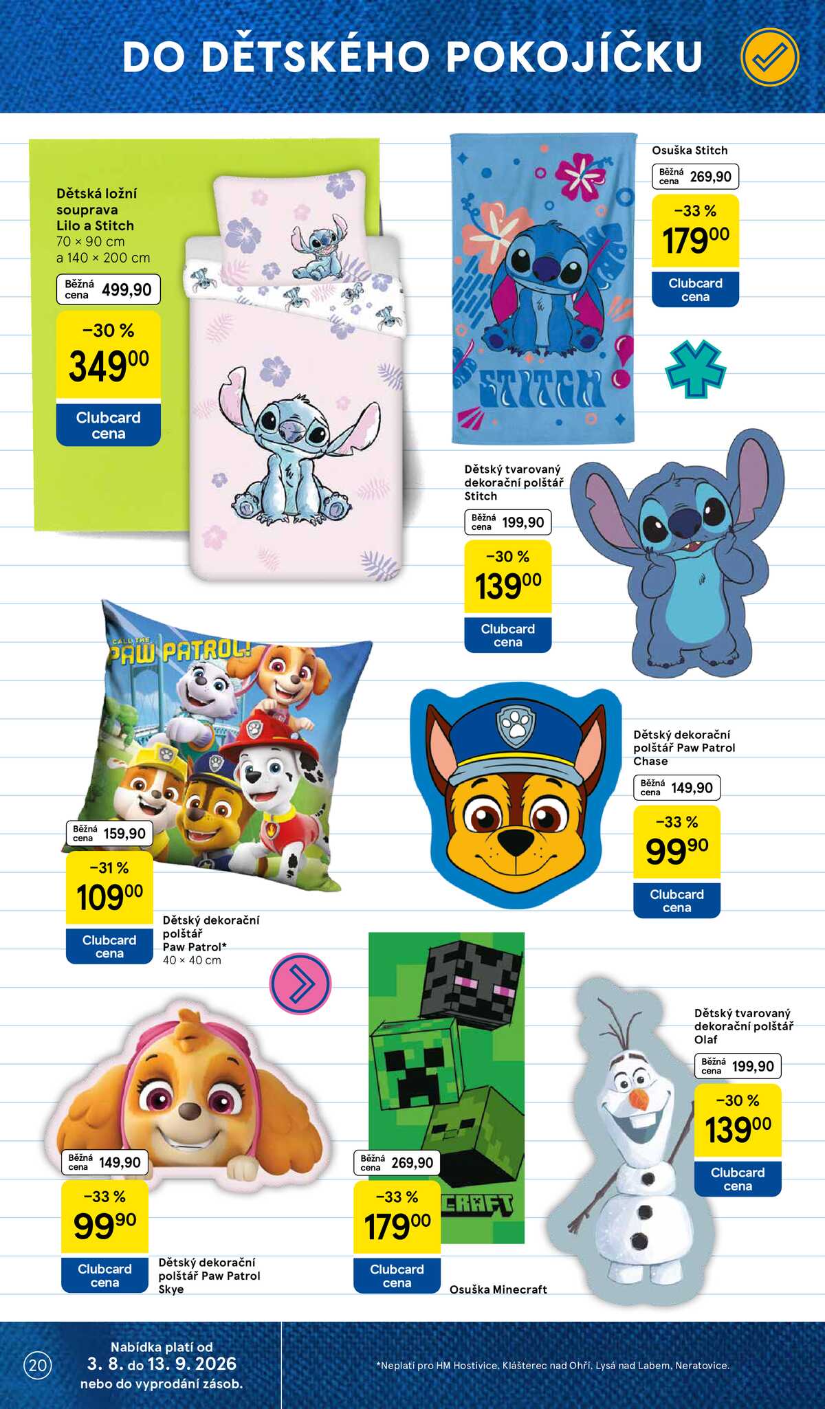 Tesco SPECIÁL hypermarkety  od 3.8. do 13.9.2026 strana 20