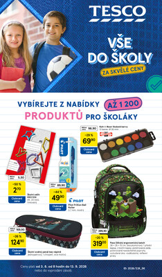 Leták Tesco SPECIÁL hypermarkety  od 3.8. do 13.9.2026