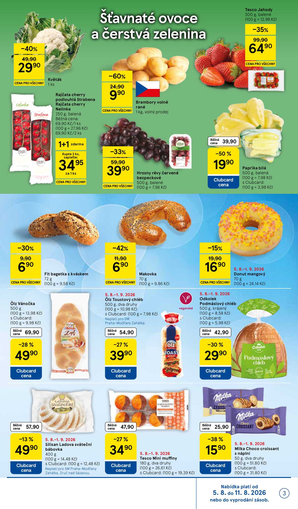 Tesco supermarkety od 5.8. do 11.8.2026 strana 3