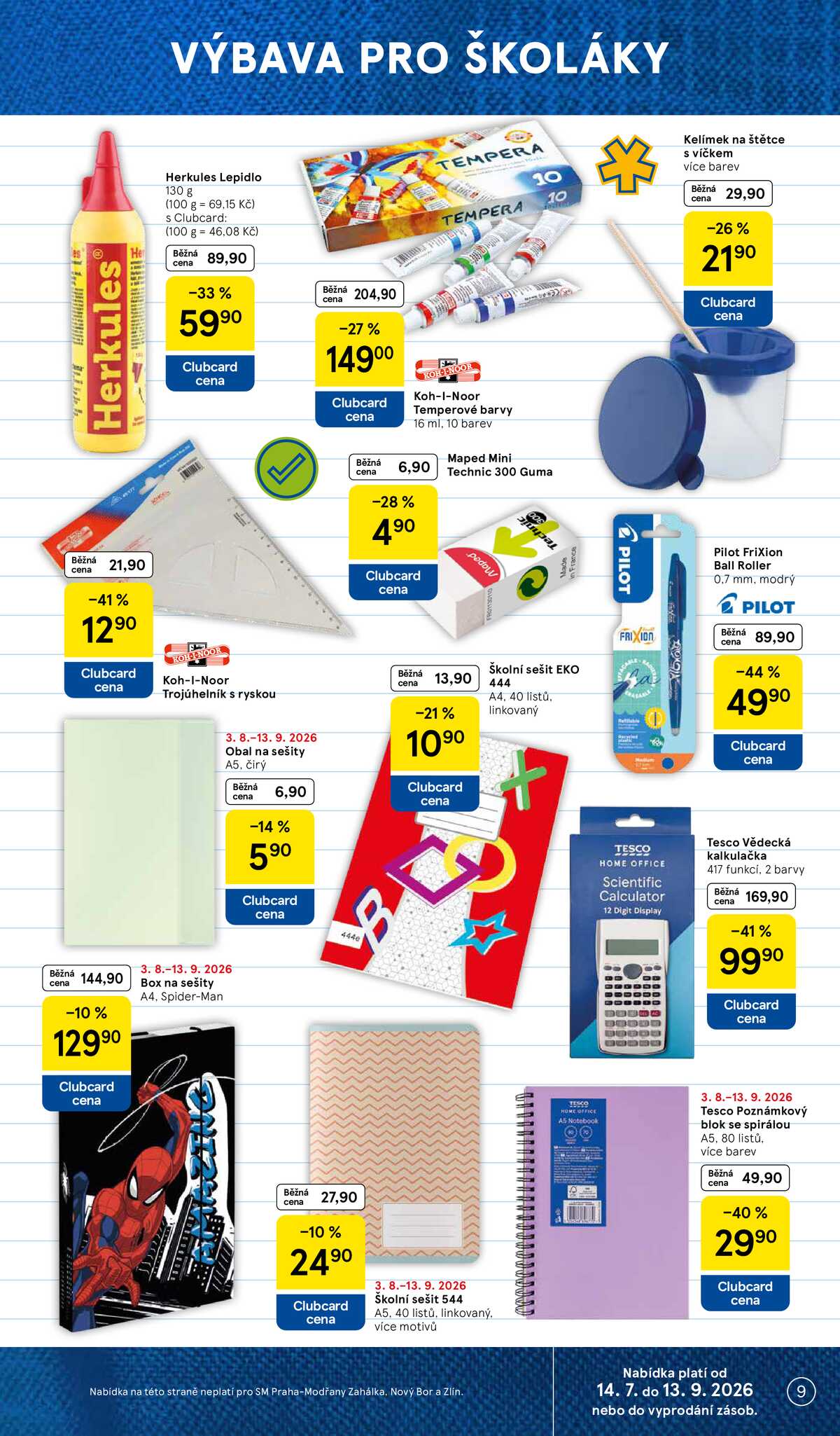 Tesco supermarkety od 5.8. do 11.8.2026 strana 9