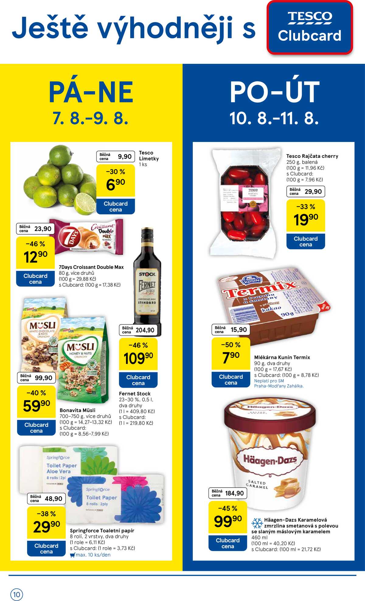 Tesco supermarkety od 5.8. do 11.8.2026 strana 10