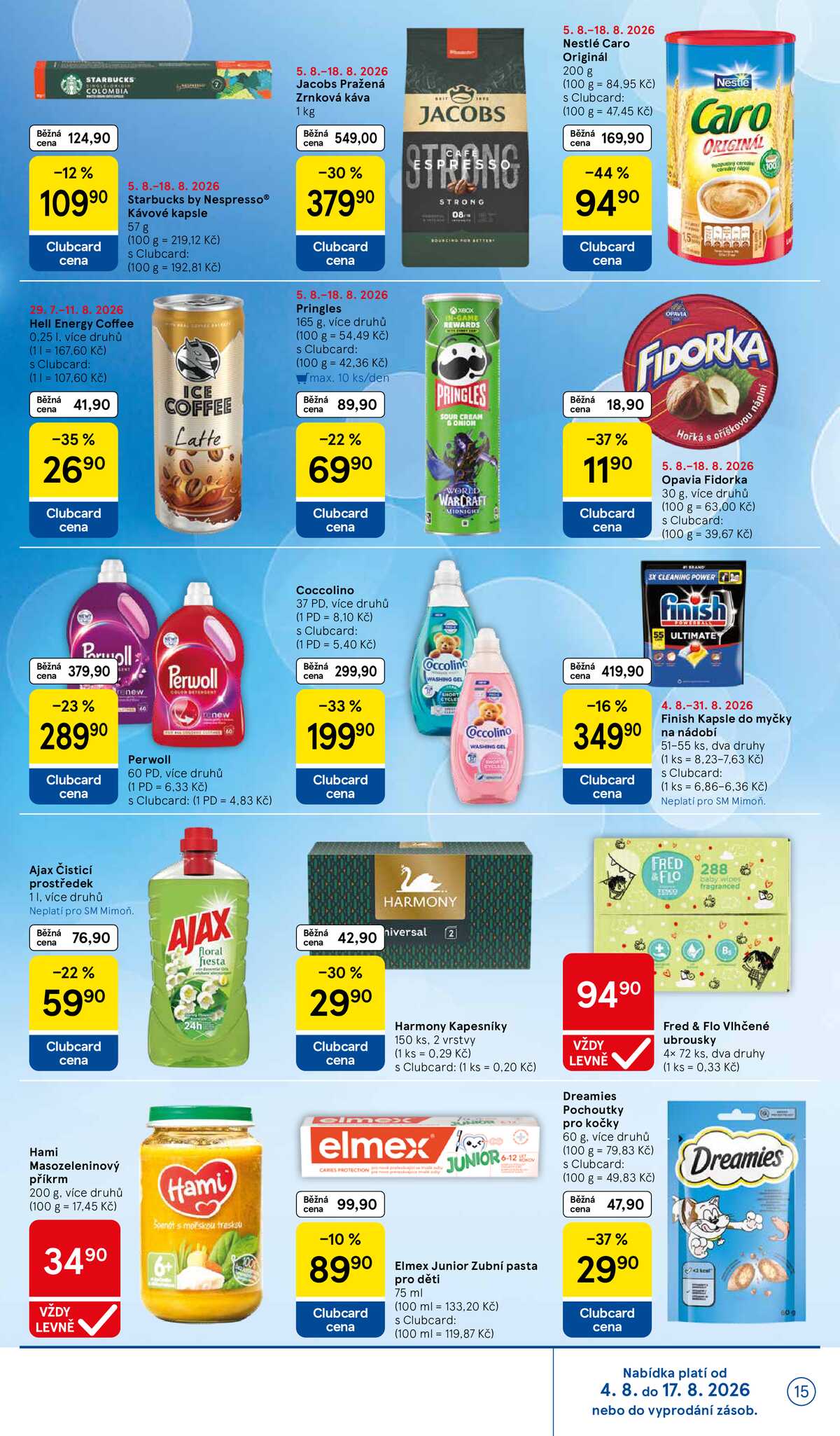 Tesco supermarkety od 5.8. do 11.8.2026 strana 15