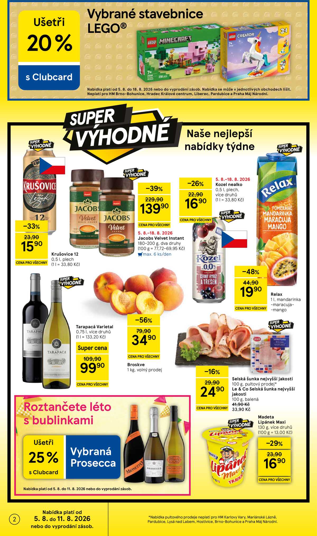 Tesco hypermarkety od 5.8. do 11.8.2026 strana 2