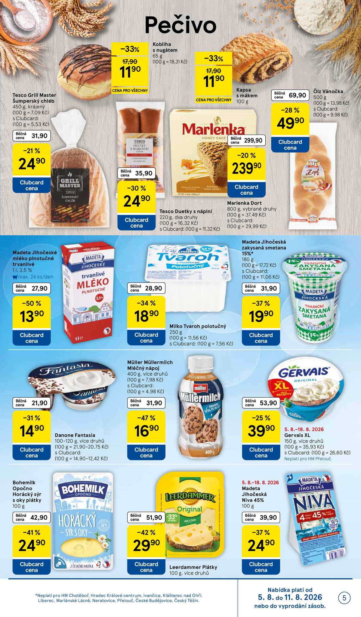 Tesco hypermarkety od 5.8. do 11.8.2026 strana 5