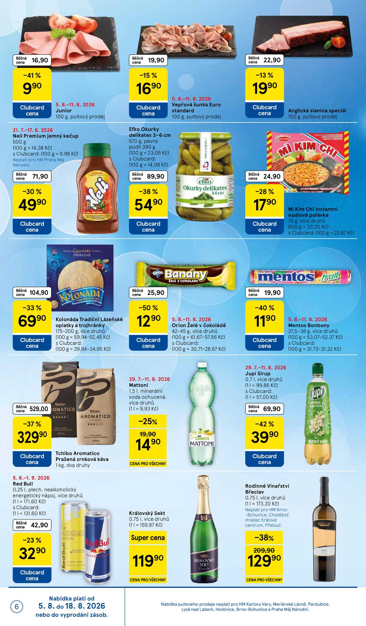 Tesco hypermarkety od 5.8. do 11.8.2026 strana 6
