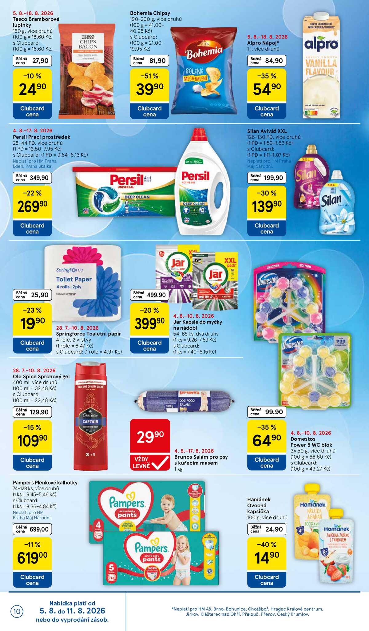 Tesco hypermarkety od 5.8. do 11.8.2026 strana 10