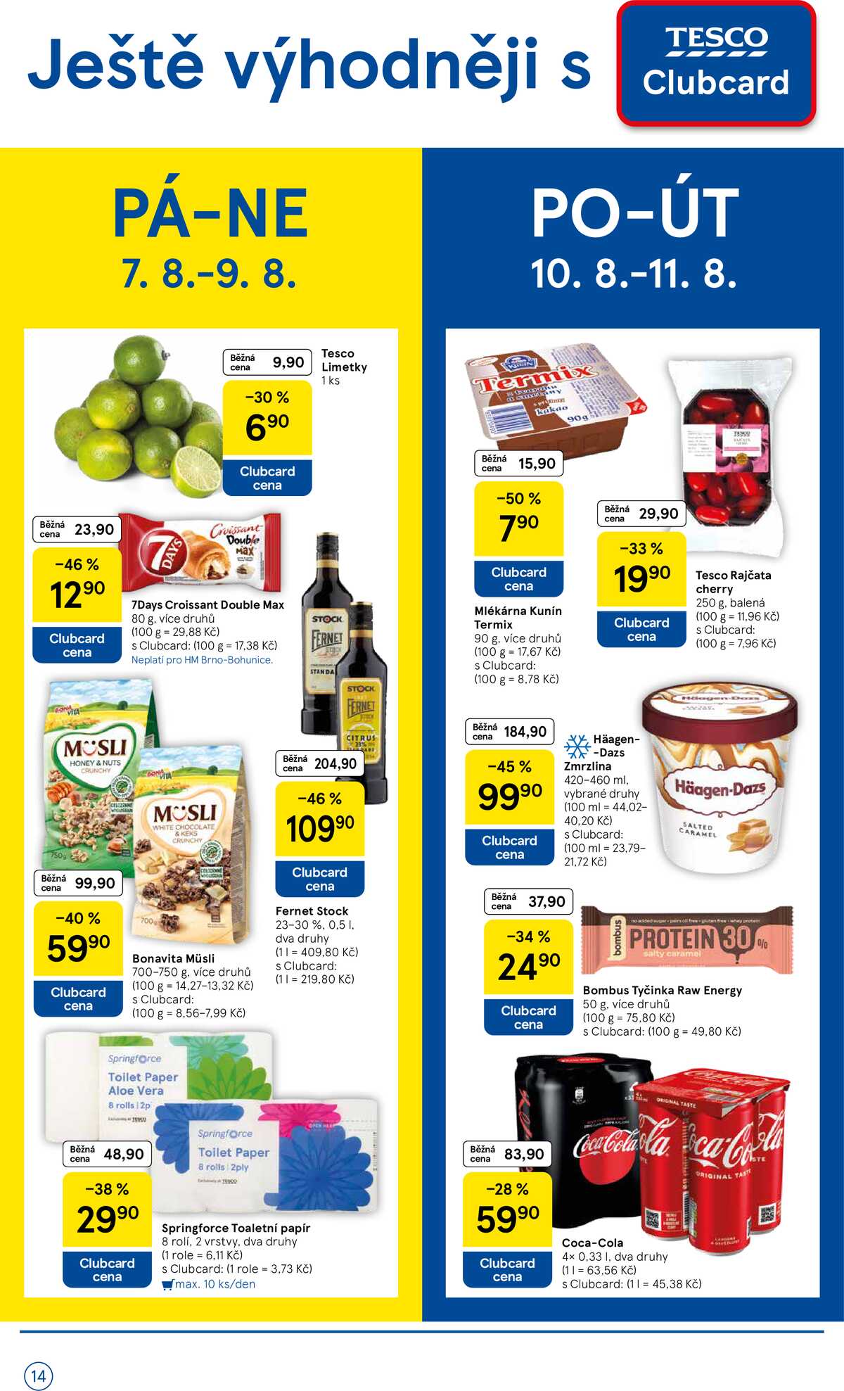 Tesco hypermarkety od 5.8. do 11.8.2026 strana 14