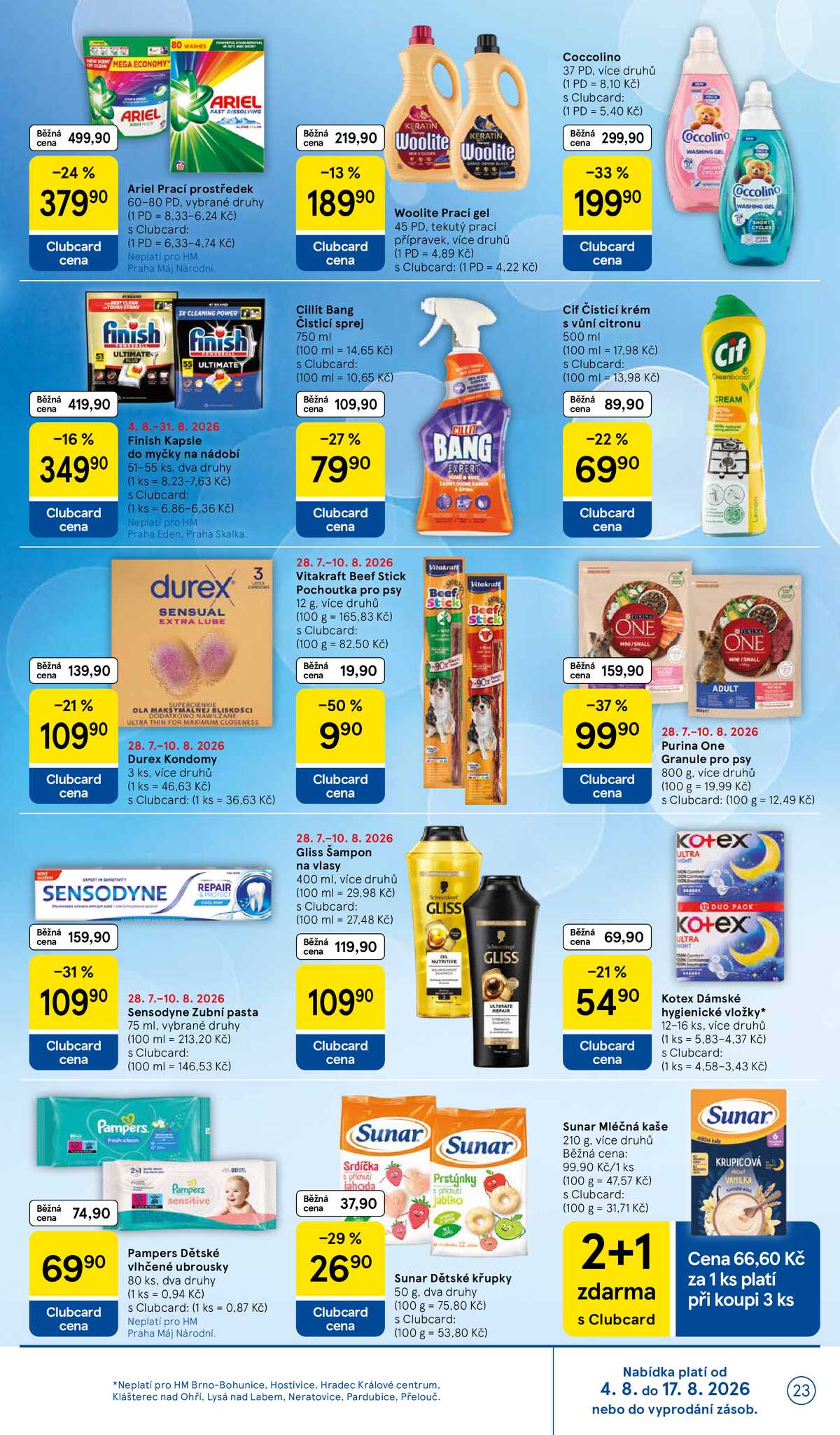 Tesco hypermarkety od 5.8. do 11.8.2026 strana 23