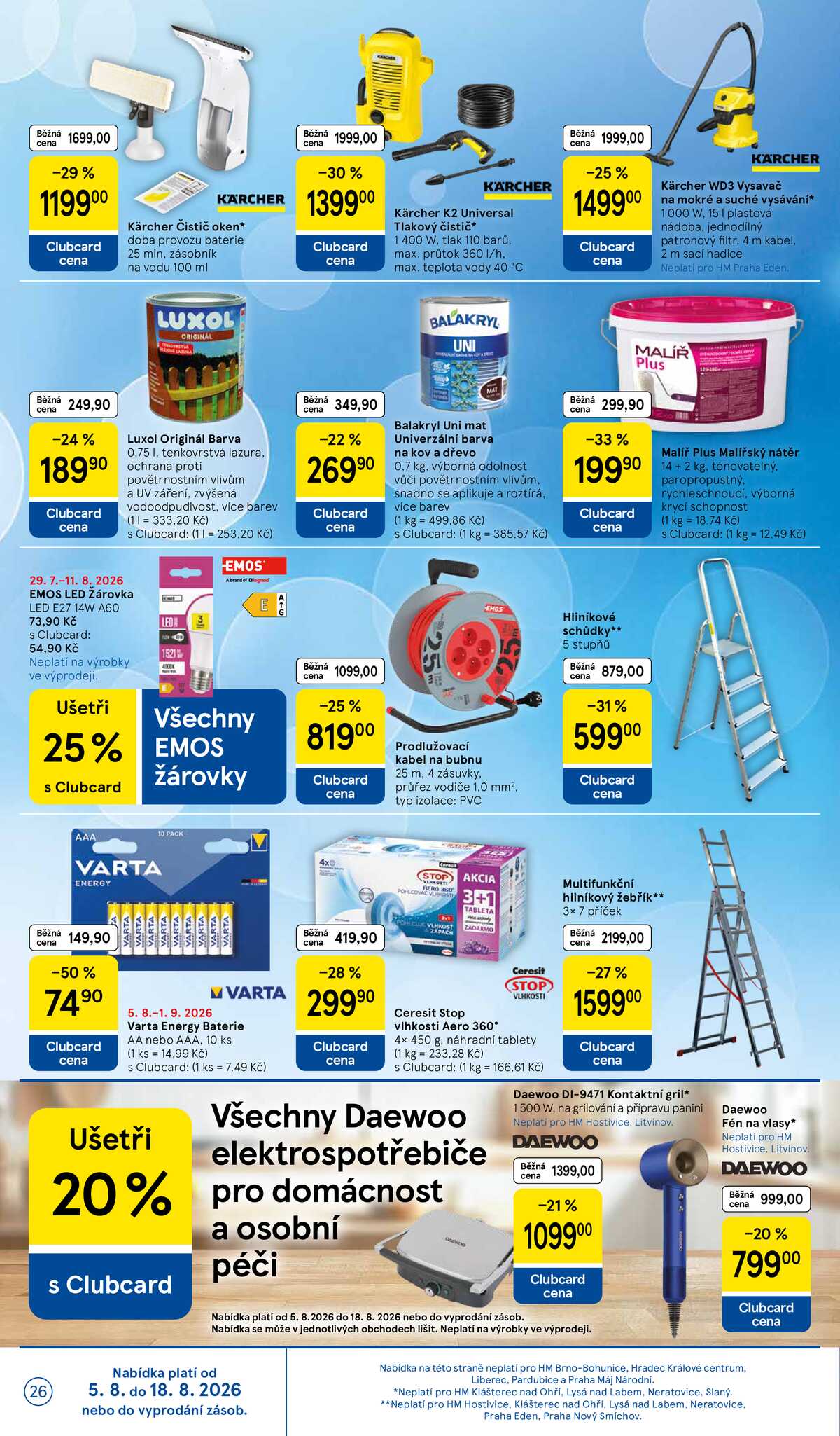 Tesco hypermarkety od 5.8. do 11.8.2026 strana 26