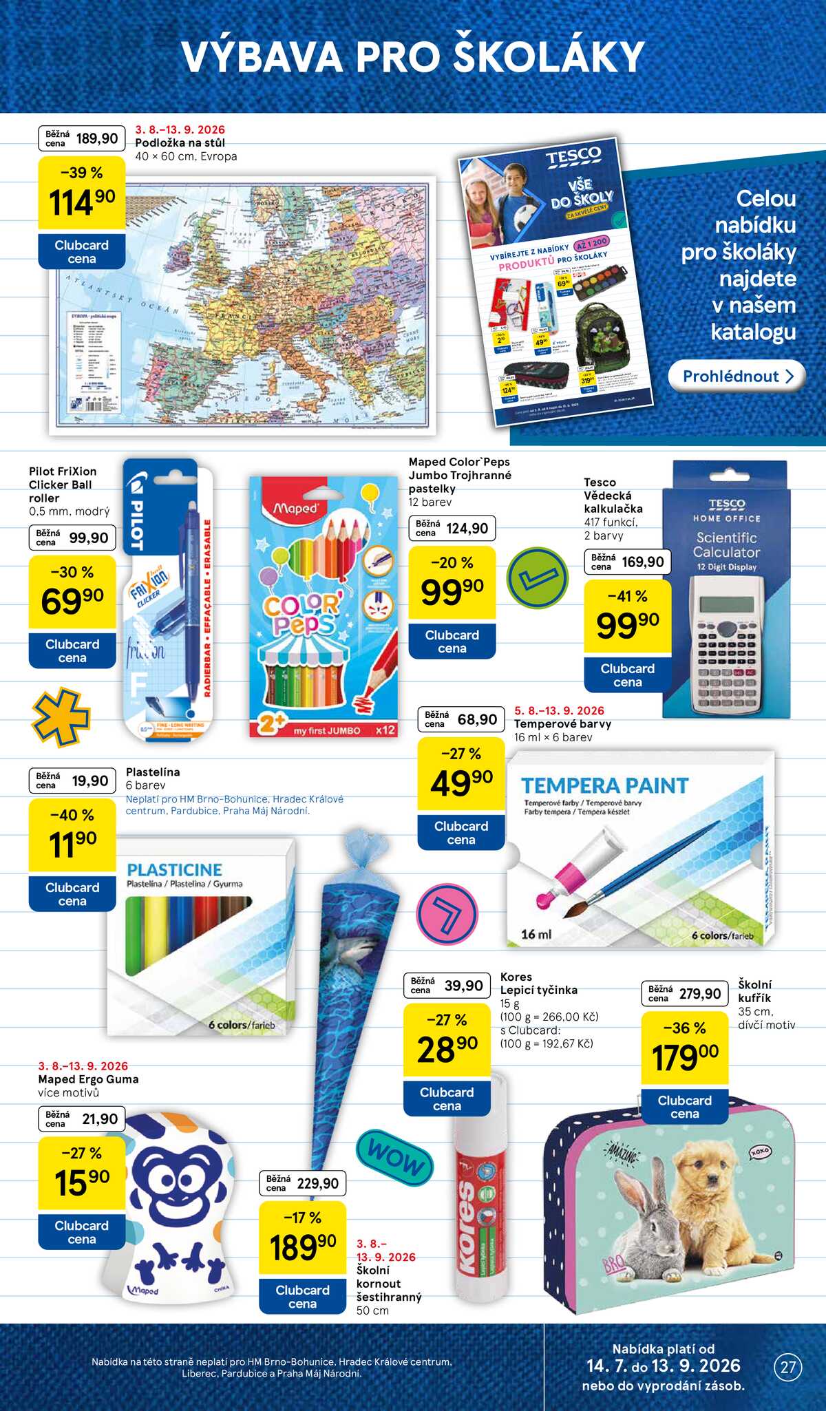 Tesco hypermarkety od 5.8. do 11.8.2026 strana 27