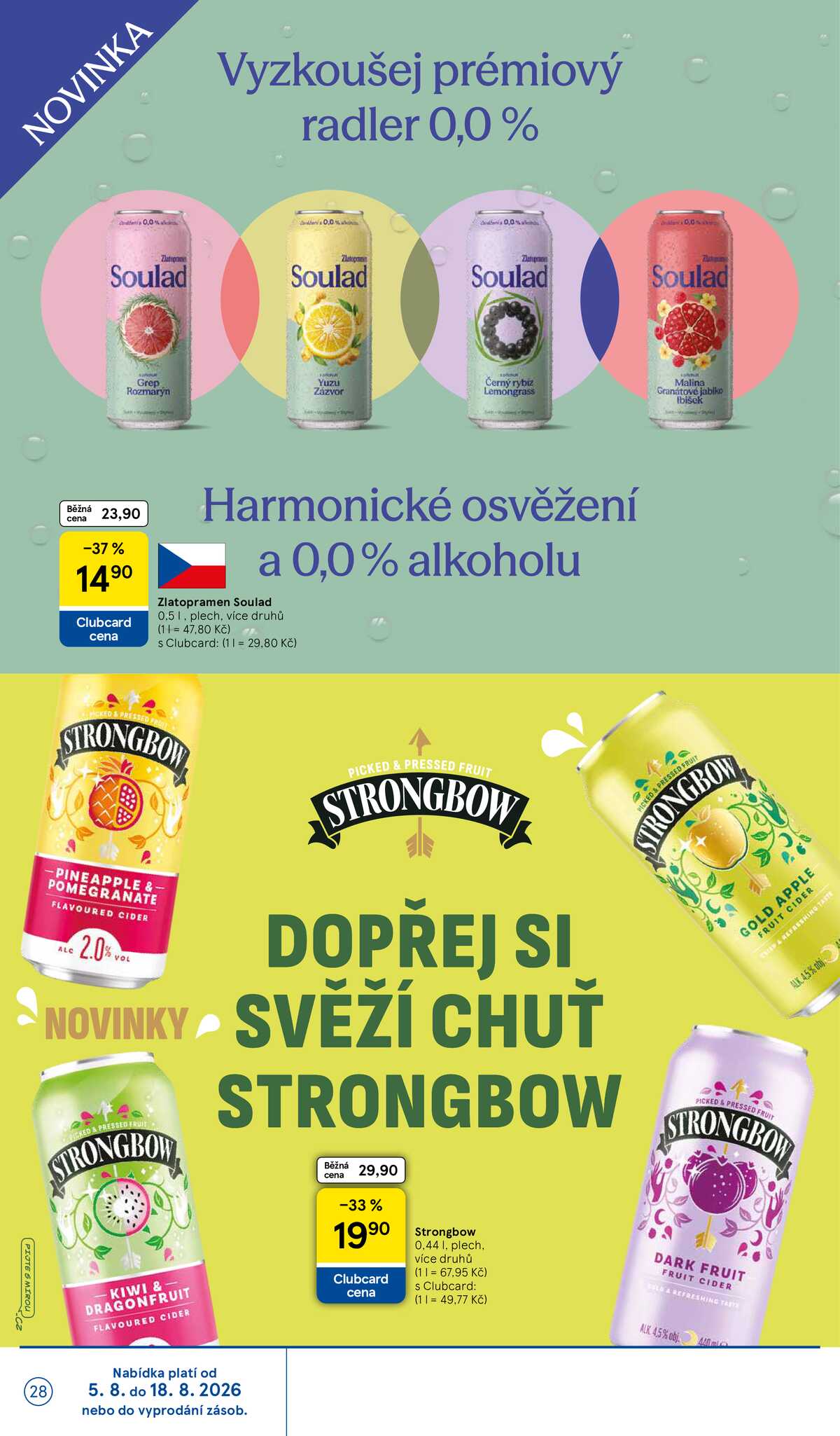 Tesco hypermarkety od 5.8. do 11.8.2026 strana 28