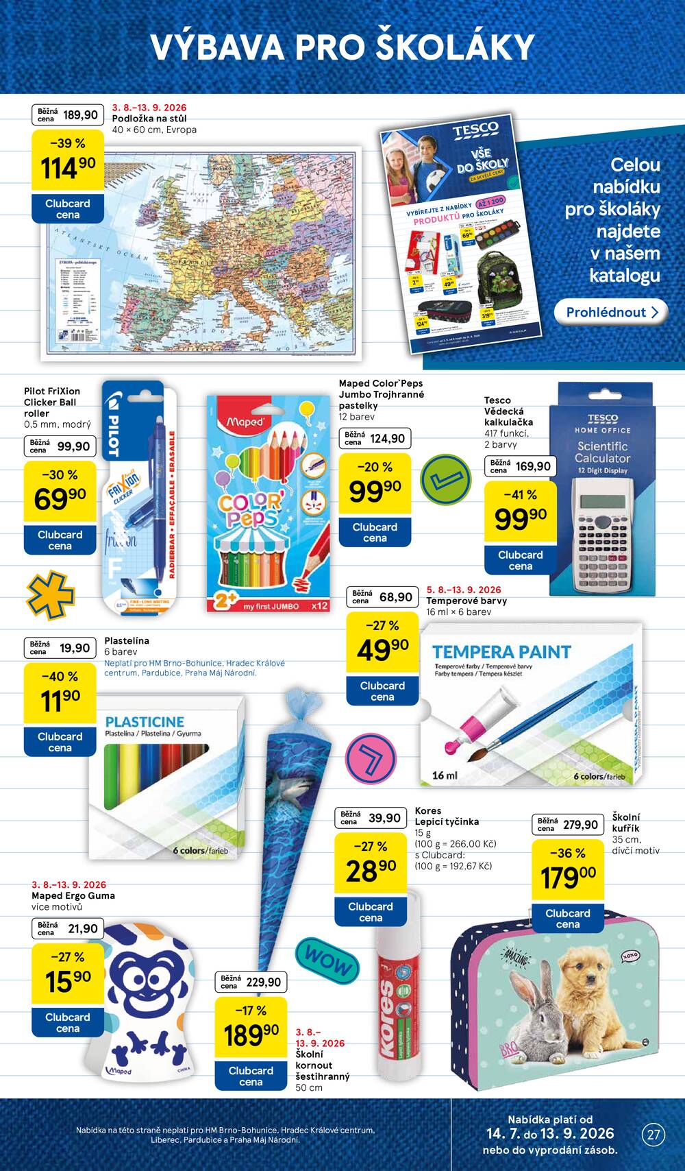 Tesco hypermarkety od 5.8. do 11.8.2026