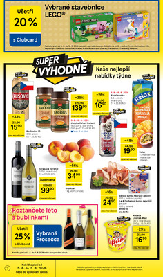Tesco hypermarkety od 5.8. do 11.8.2026