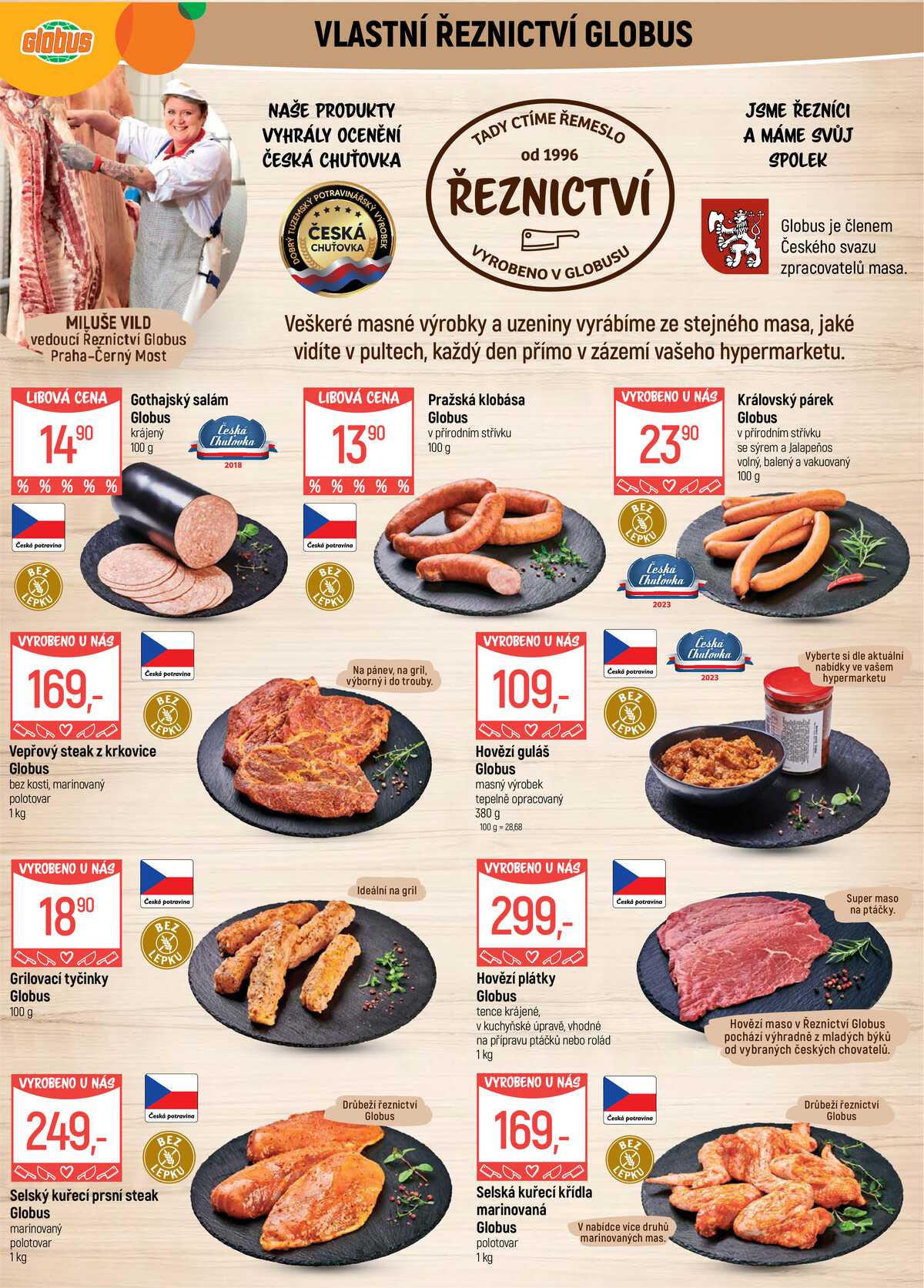 Akční leták Globus 5.8. - 11.8.2026 - Globus Praha - Centrum Černý Most strana 5