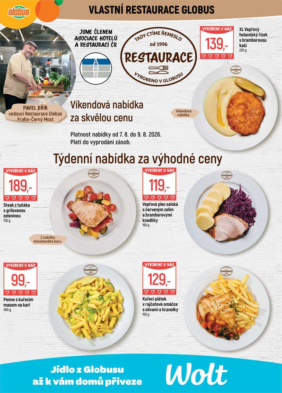 Akční leták Globus 5.8. - 11.8.2026 - Globus Praha - Centrum Černý Most strana 7
