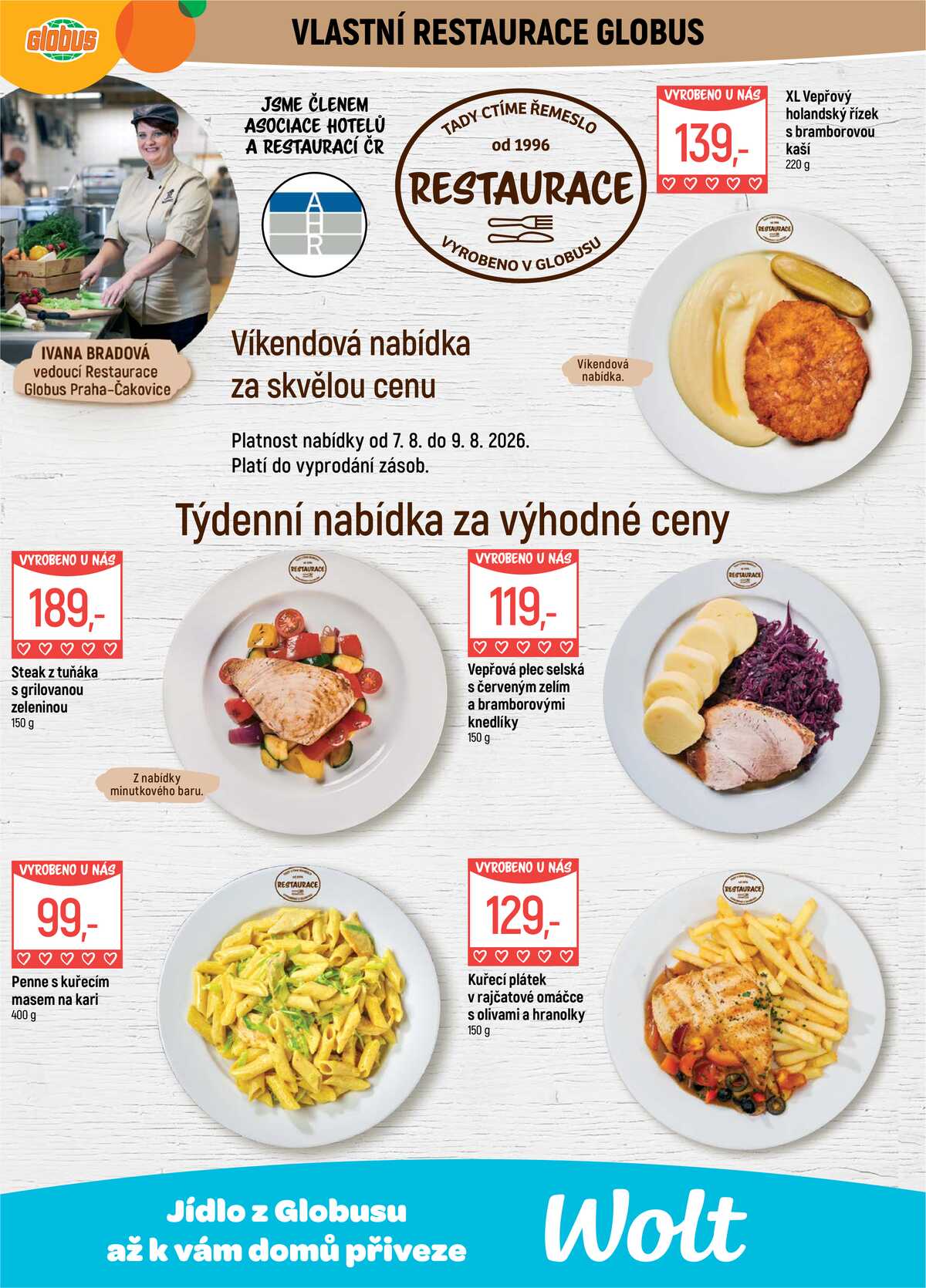 Akční leták Globus 5.8. - 11.8.2026 - Globus Praha - Čakovice strana 7