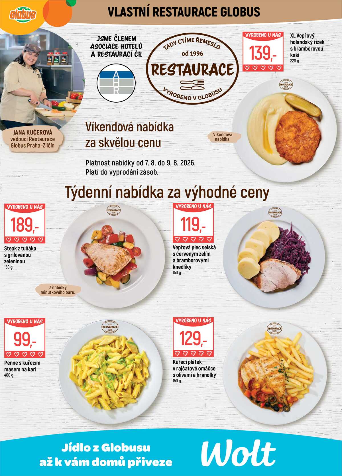 Akční leták Globus 5.8. - 11.8.2026 - Globus Praha - Zličín strana 7