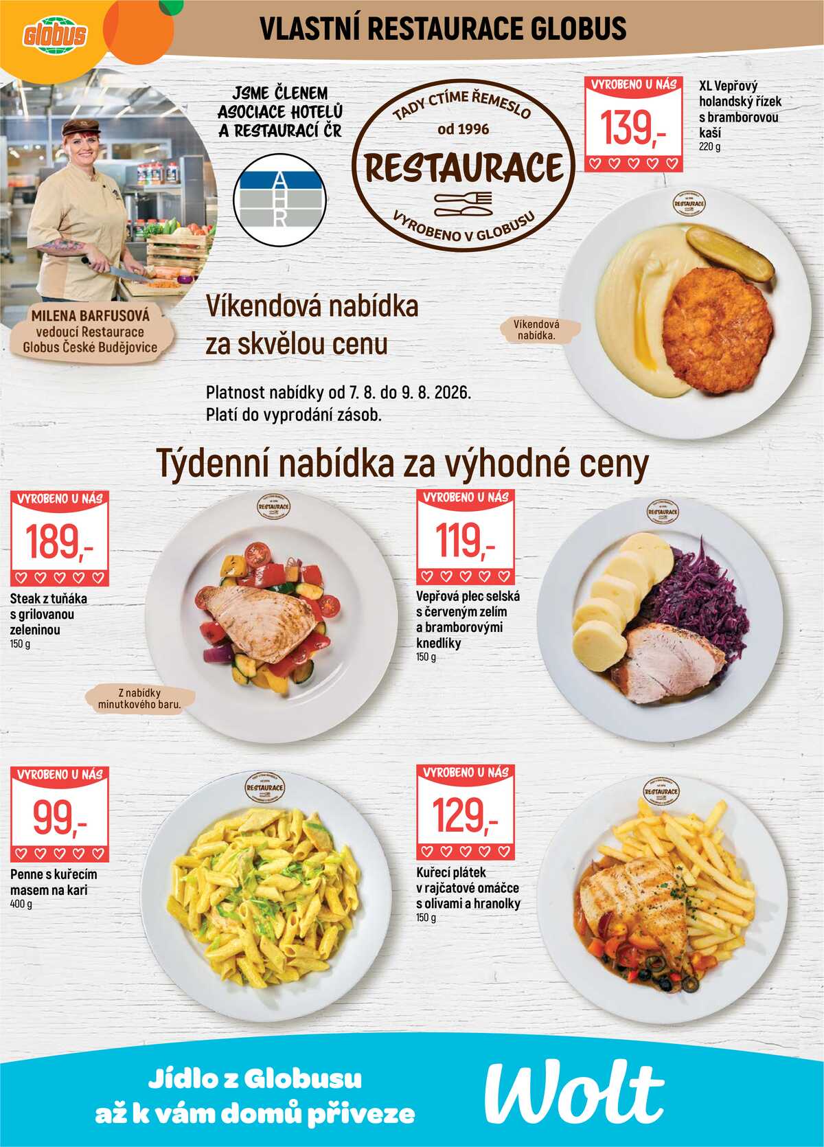 Akční leták Globus 5.8. - 11.8.2026 - Globus České Budějovice strana 7