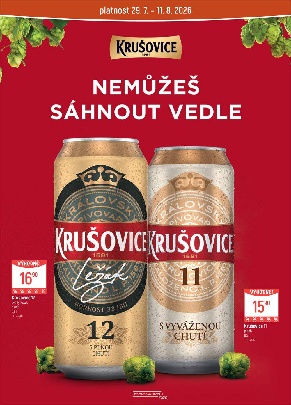 Leták Globus - Akční leták Globus 5.8. - 11.8.2026 - Globus České Budějovice - strana 28 Leták Globus - Akční leták Globus 5.8. - 11.8.2026 - Globus České Budějovice - strana 28