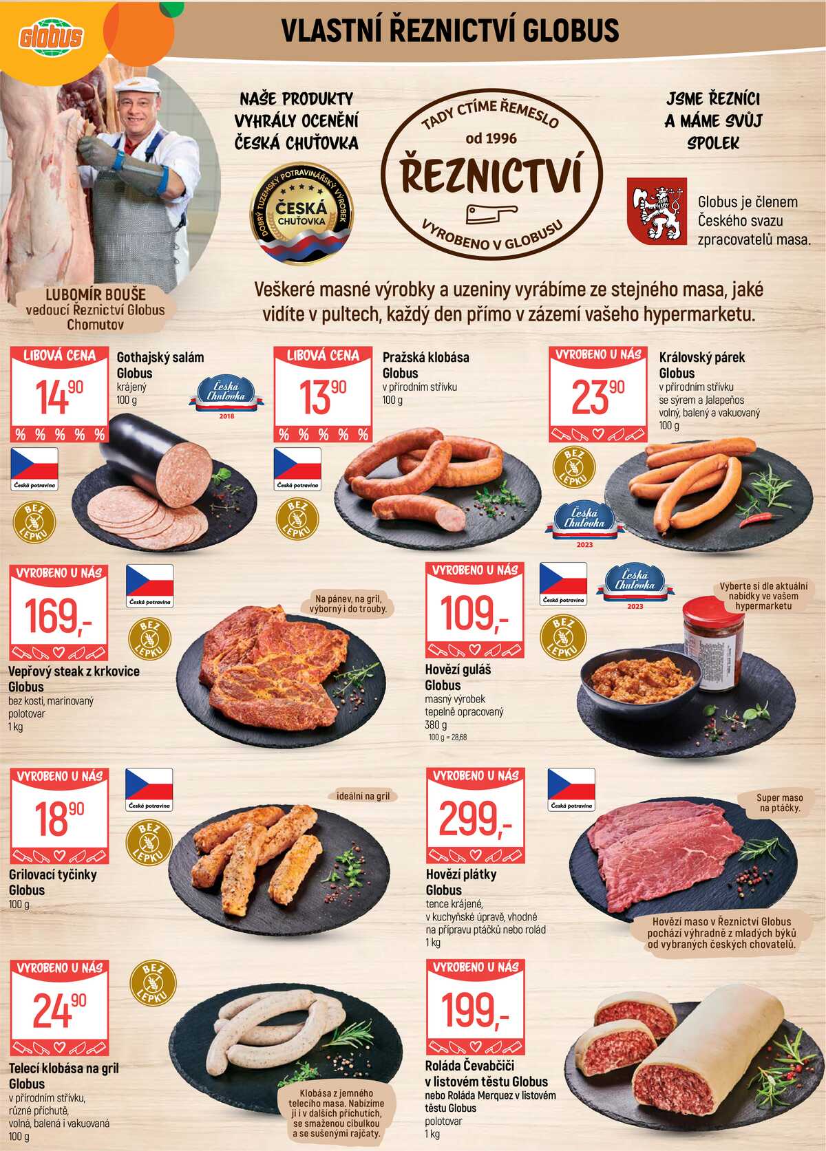 Akční leták Globus 5.8. - 11.8.2026 - Globus Chomutov strana 5