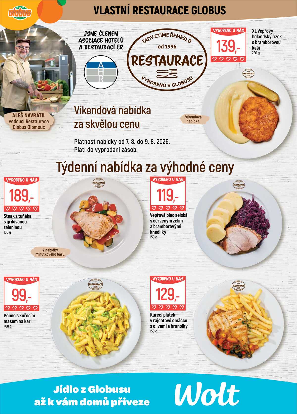 Akční leták Globus 5.8. - 11.8.2026 - Globus Olomouc strana 7