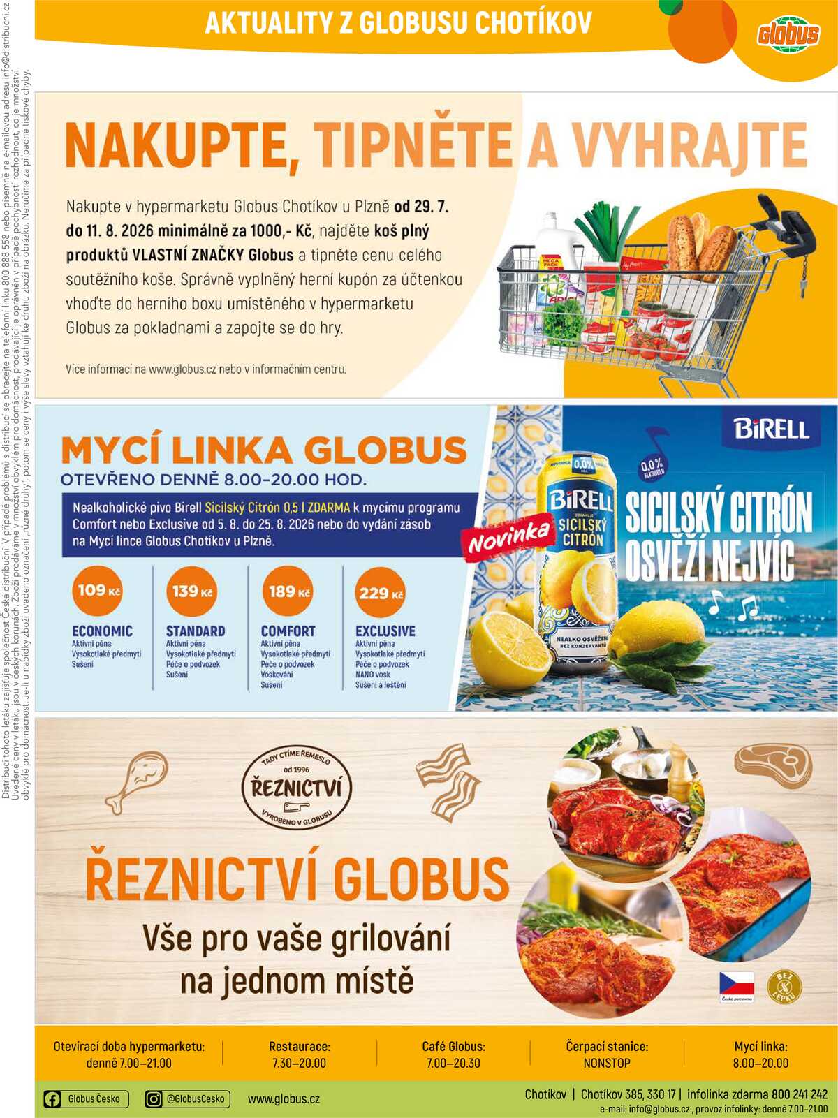 Akční leták Globus 5.8. - 11.8.2026 - Globus Chotíkov u Plzně strana 35