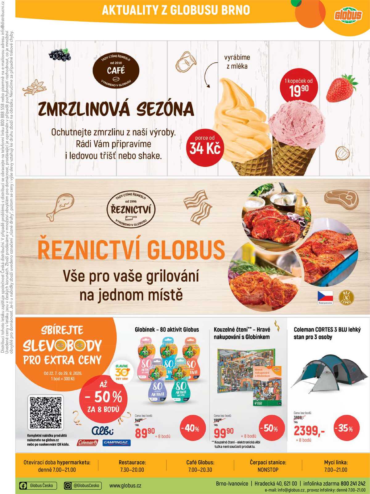 Akční leták Globus 5.8. - 11.8.2026 - Globus Brno Ivanovice strana 35
