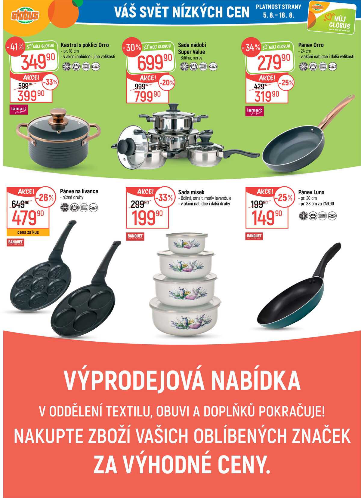 Akční leták Globus 5.8. - 11.8.2026 - Globus Praha - Štěrboholy strana 32