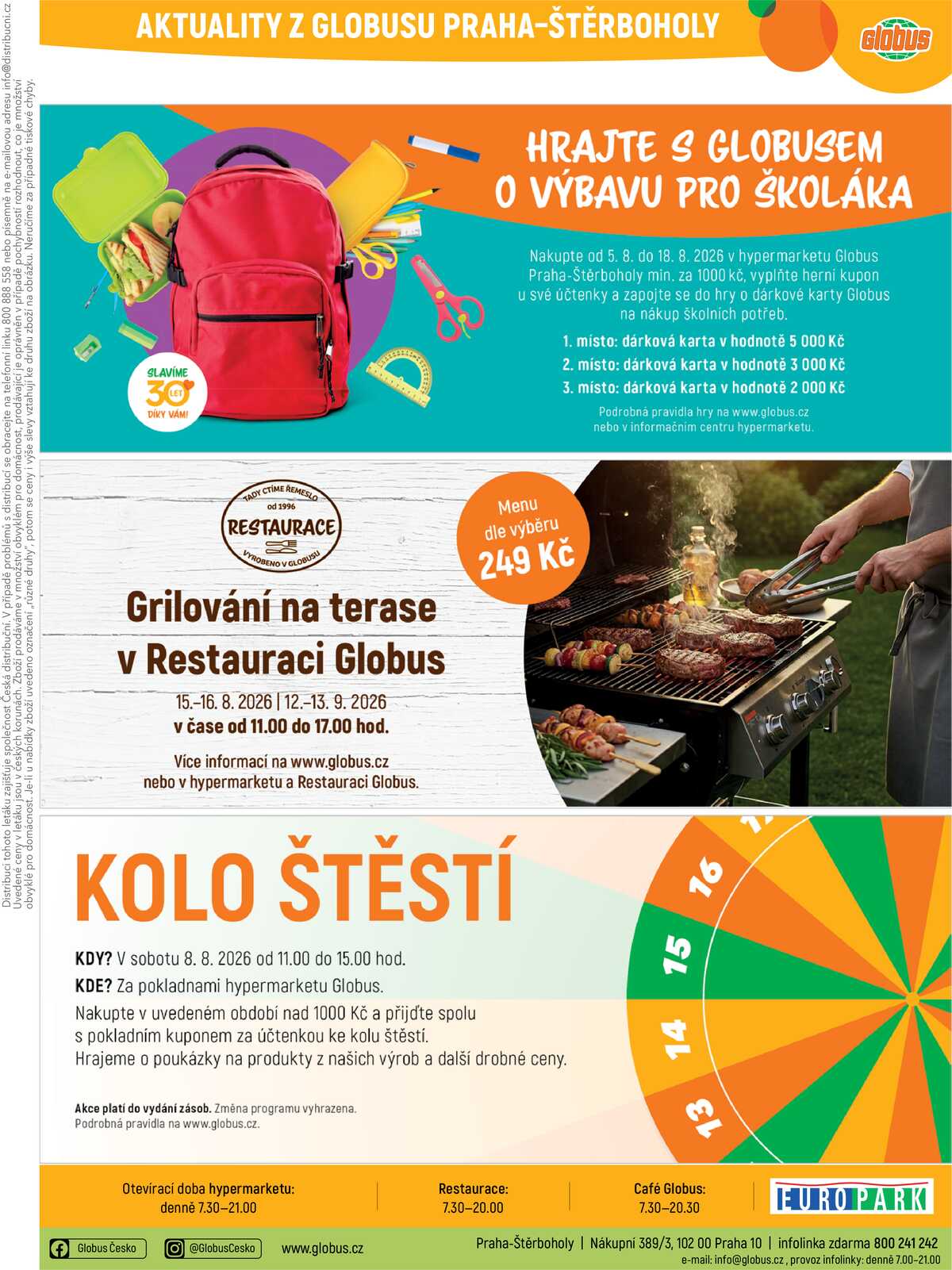 Akční leták Globus 5.8. - 11.8.2026 - Globus Praha - Štěrboholy strana 35