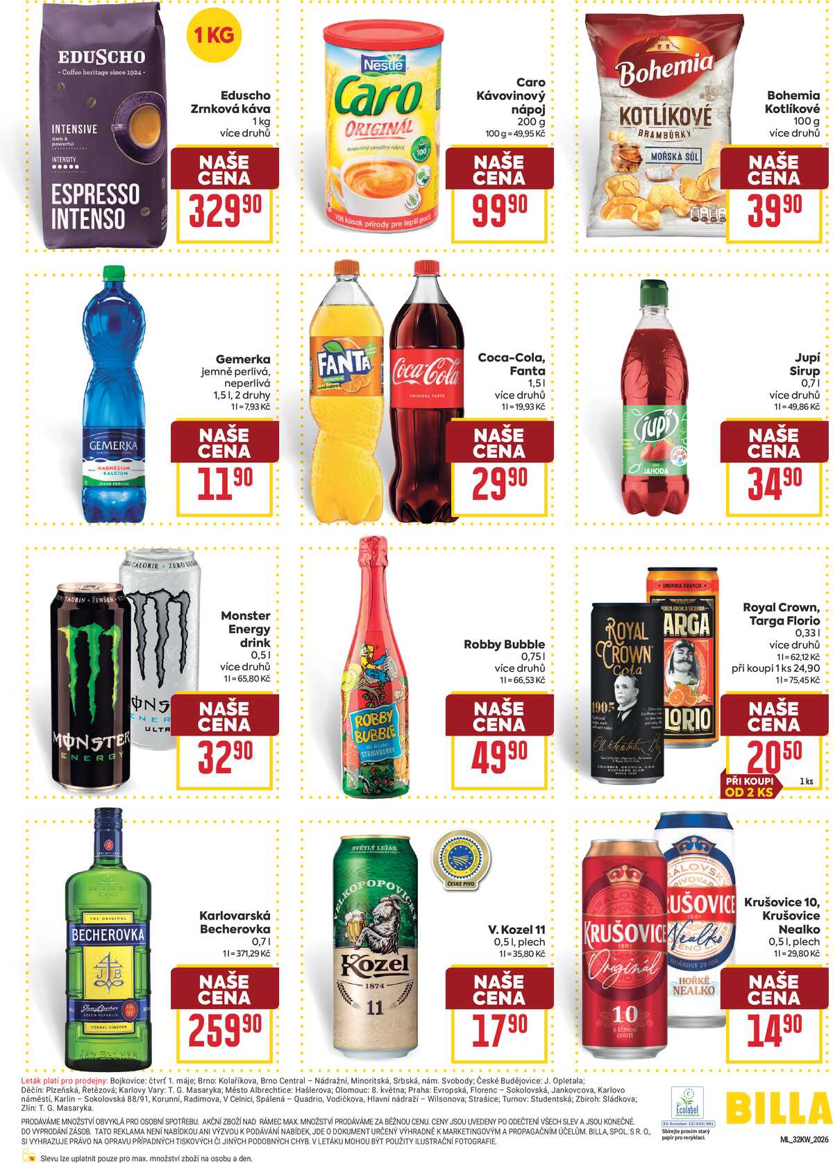 BILLA malý leták od 5.8. do 11.8.2026 strana 6