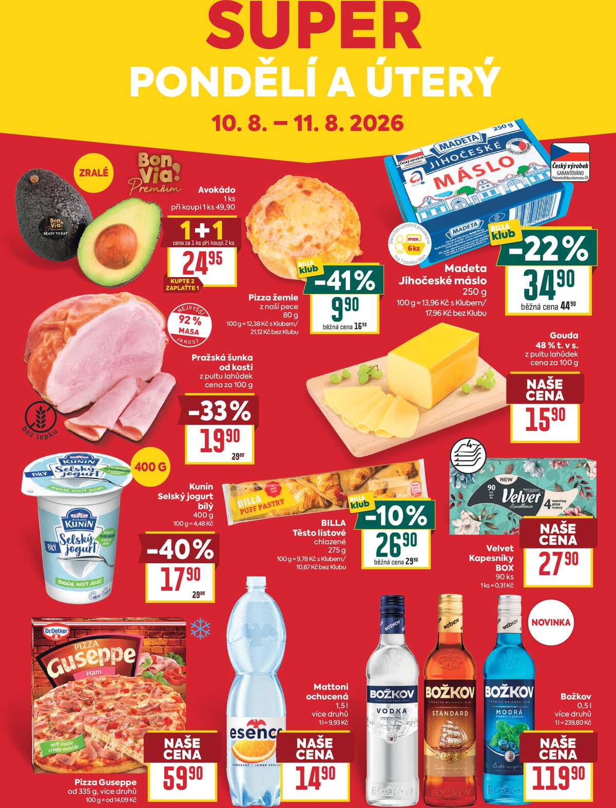 BILLA malý leták od 5.8. do 11.8.2026 strana 8