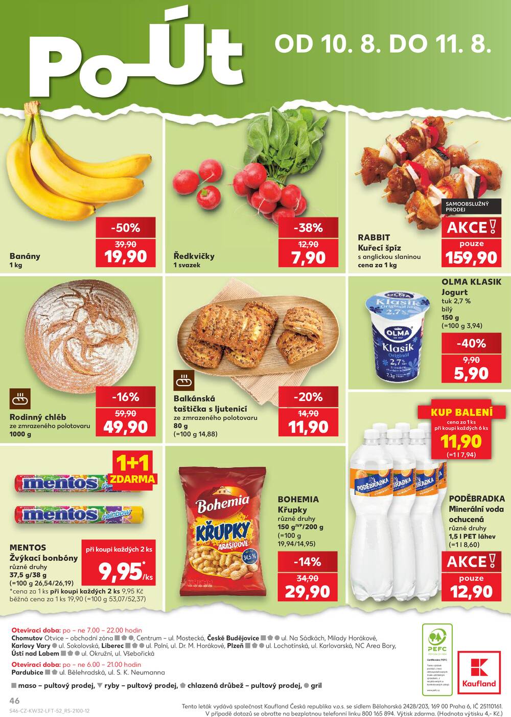 Kaufland 5.8. - 11.8. - Kaufland - Plzeň (Sukova)