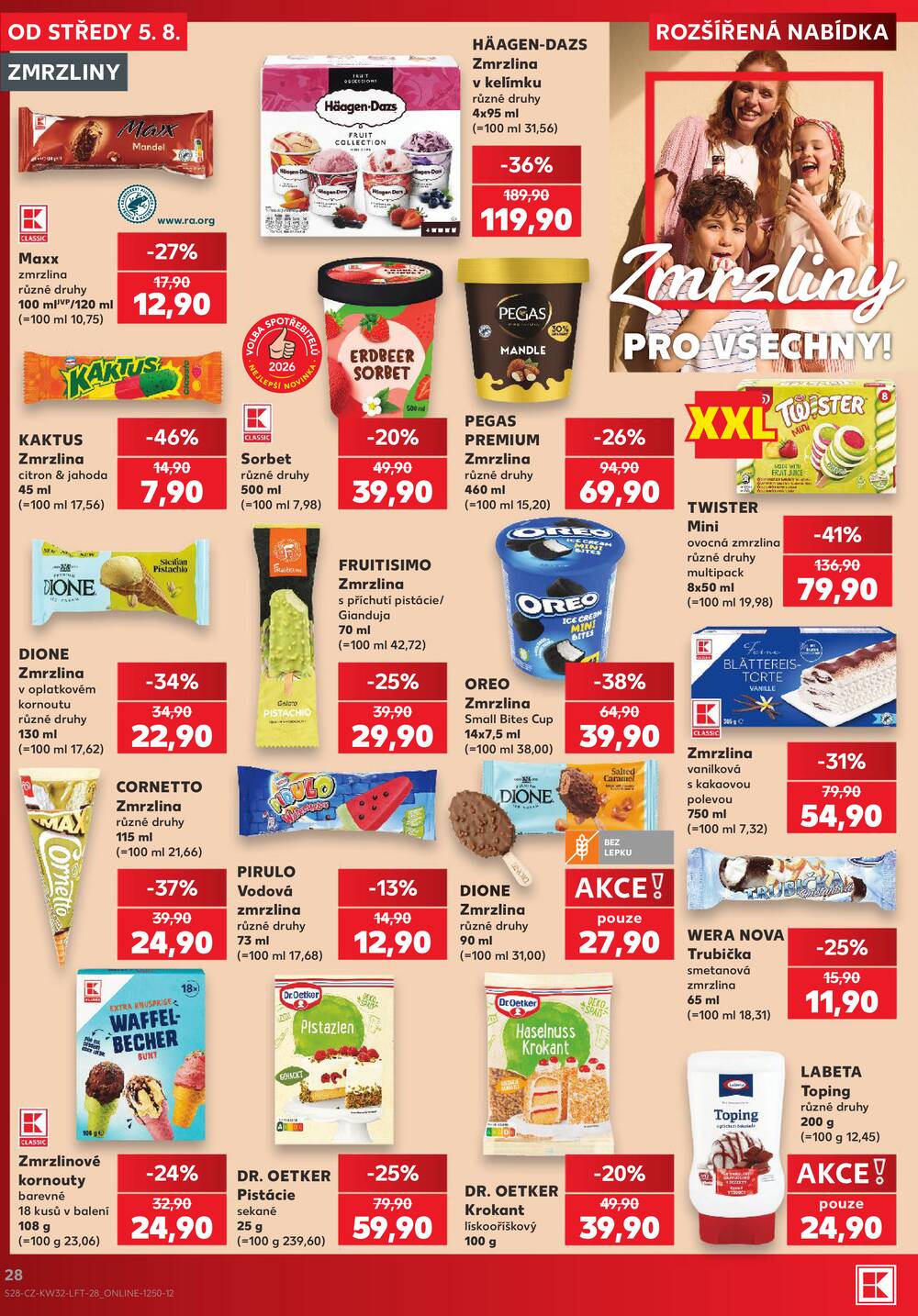 Kaufland 5.8. - 11.8. - Kaufland - Vrchlabí